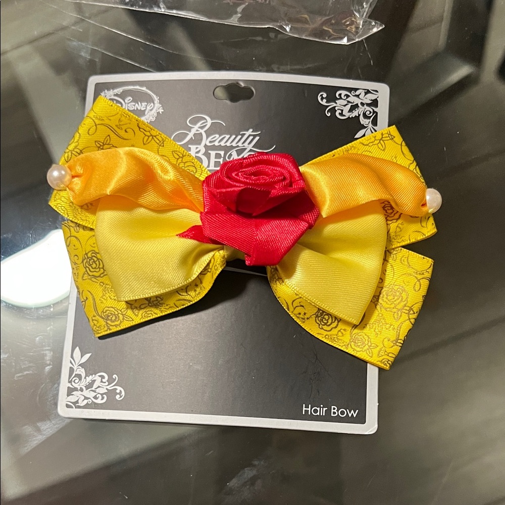 Disney Beauty and the Beast Hair Bow